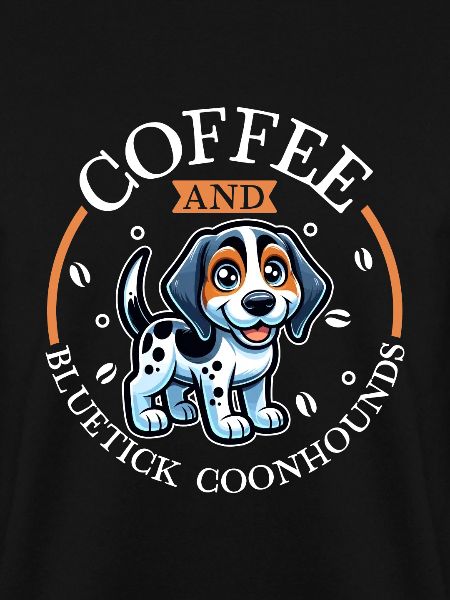 Café et Bluetick Coonhound