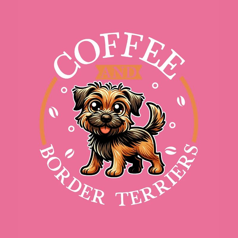 Kaffee und Border Terrier