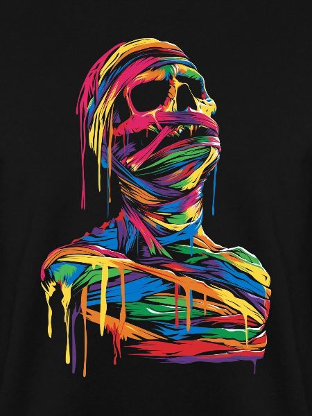 Mummy Halloween Pop Art