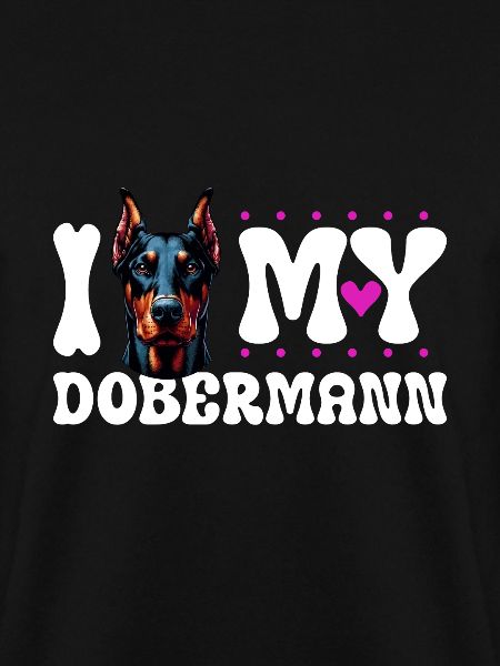 Ich liebe meinen Dobermann