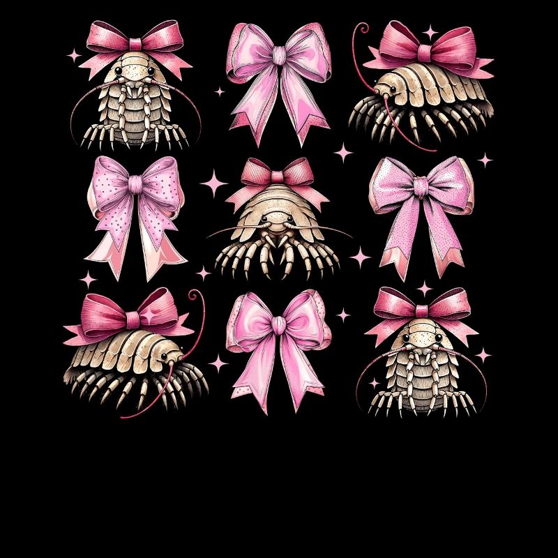 Coquette Arc Isopodes Bug Girl Maman Rose