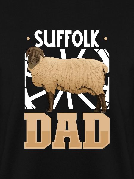 Suffolk-Schaf Papa