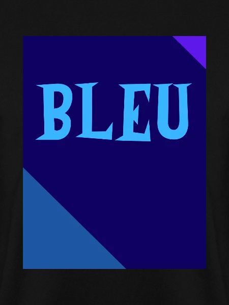 BLUE Rectangle Triangle Chalkboard