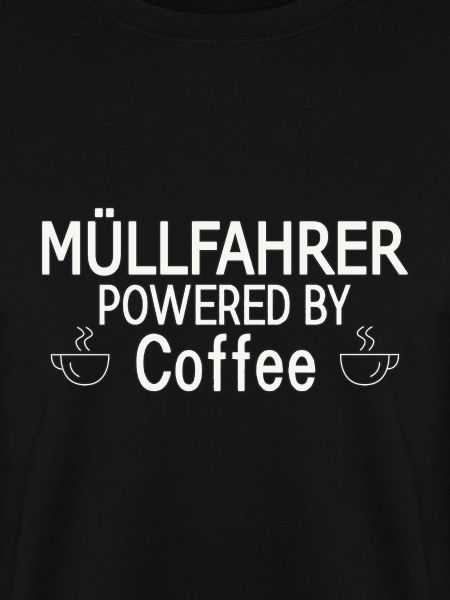 Müllfahrer Powered By Coffee
