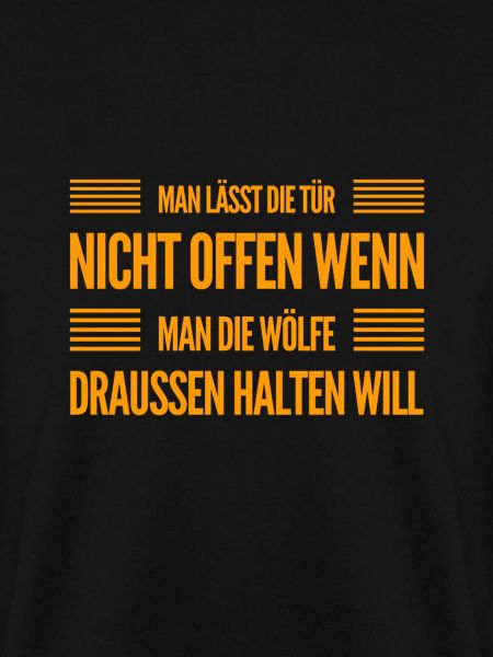 halte die Wölfe draußen