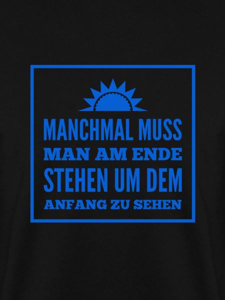 stehst du am Ende?