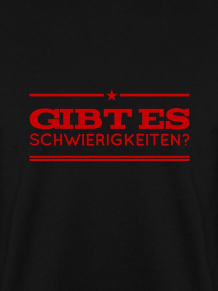 gibt es Schwierigkeiten?