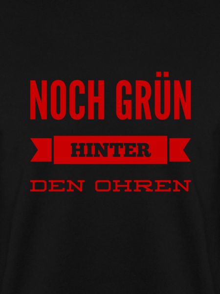 grün hinter den Ohren