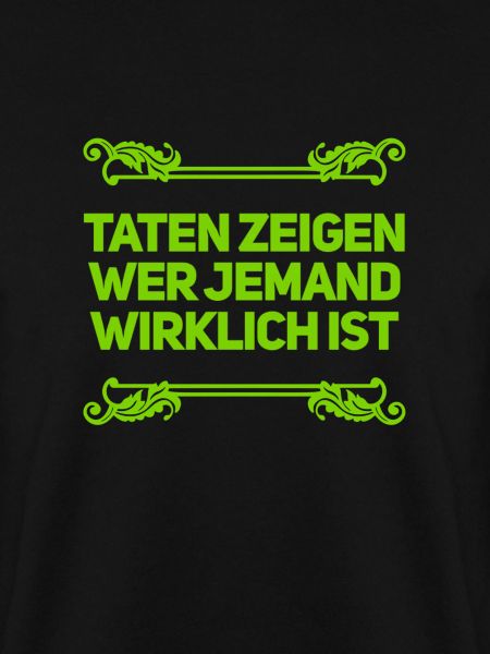 Taten sind wichtig