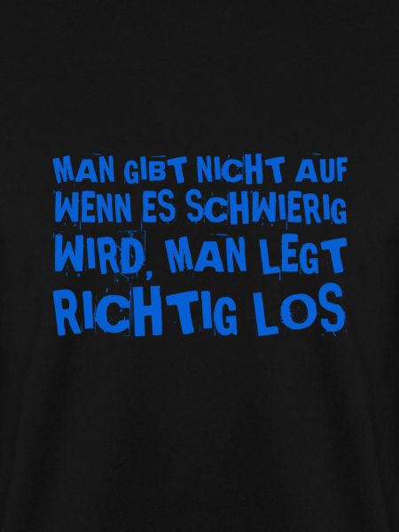 man gibt nicht auf