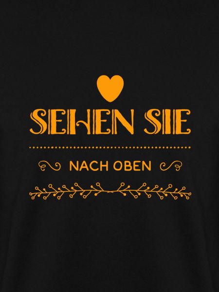 nach oben kucken