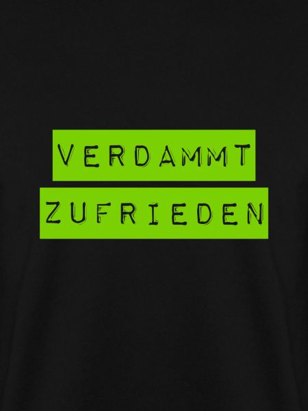 ich bin sehr zufrieden