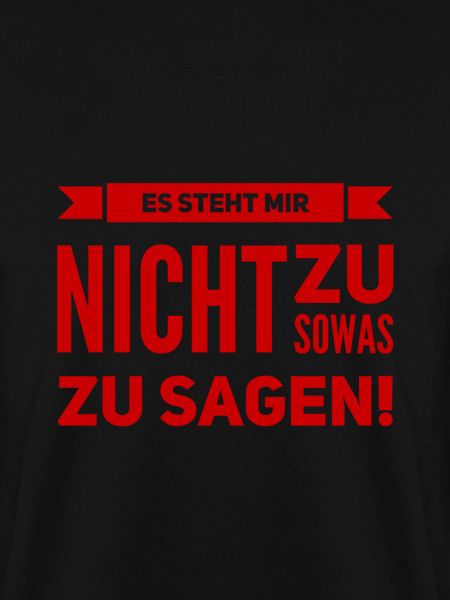 das sage ich nicht