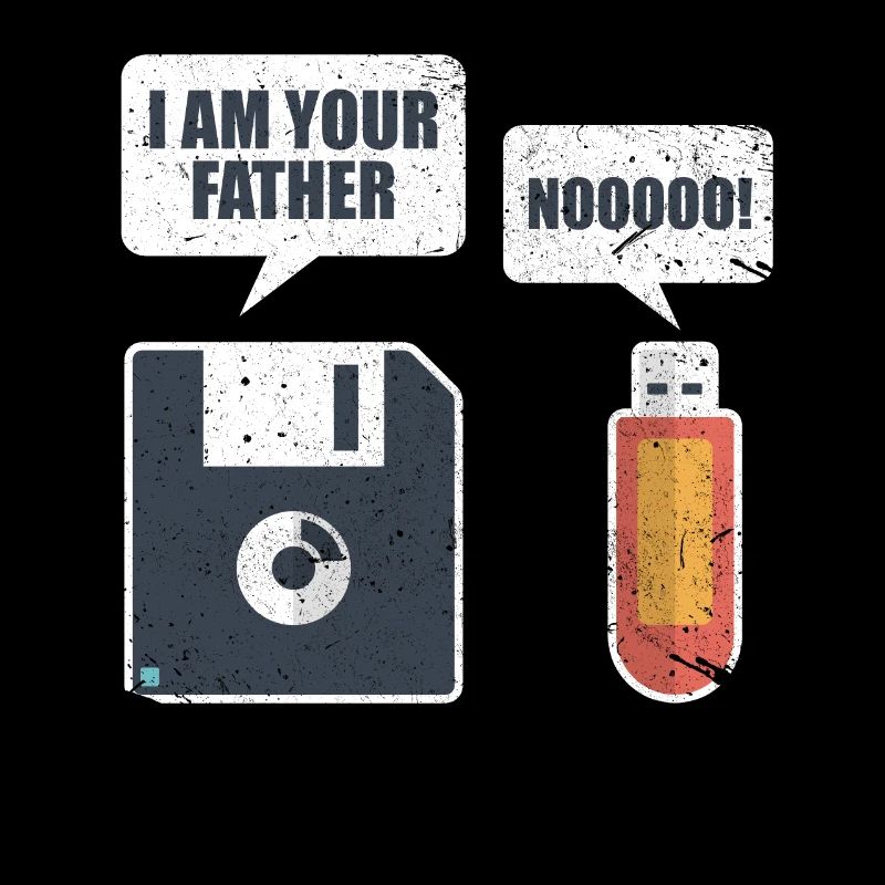 USB Floppy Disk Memory Computer Nerd Gift