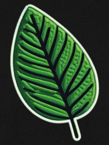 Grünes Blatt Patch