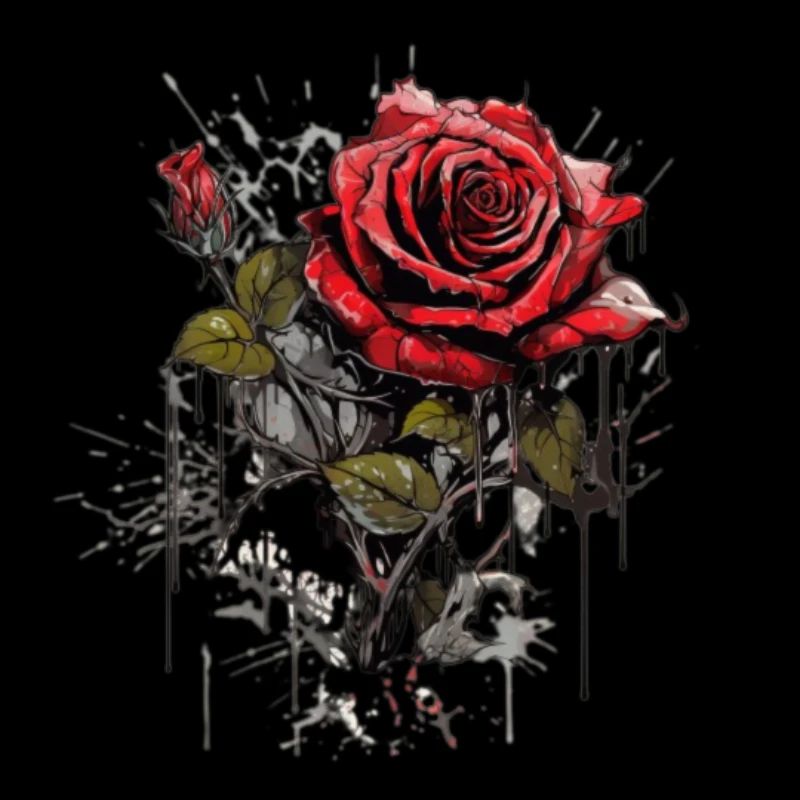 Rose rouge