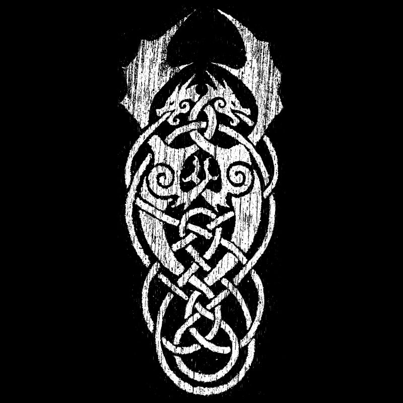 dragon blanc noeud