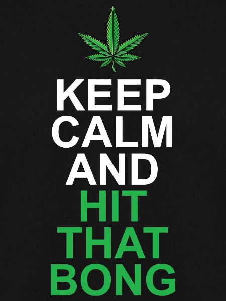 Keep Calm Bong Kiffer