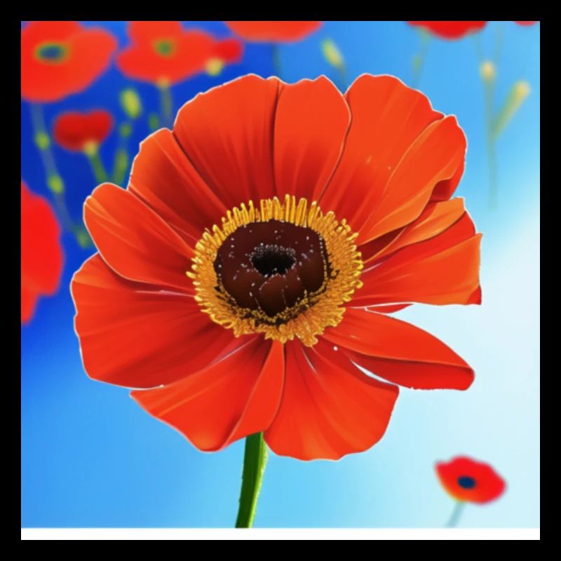 Red poppy