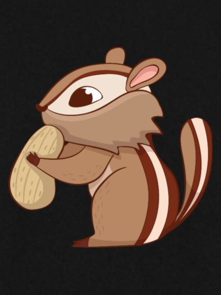 Chipmunk with nut