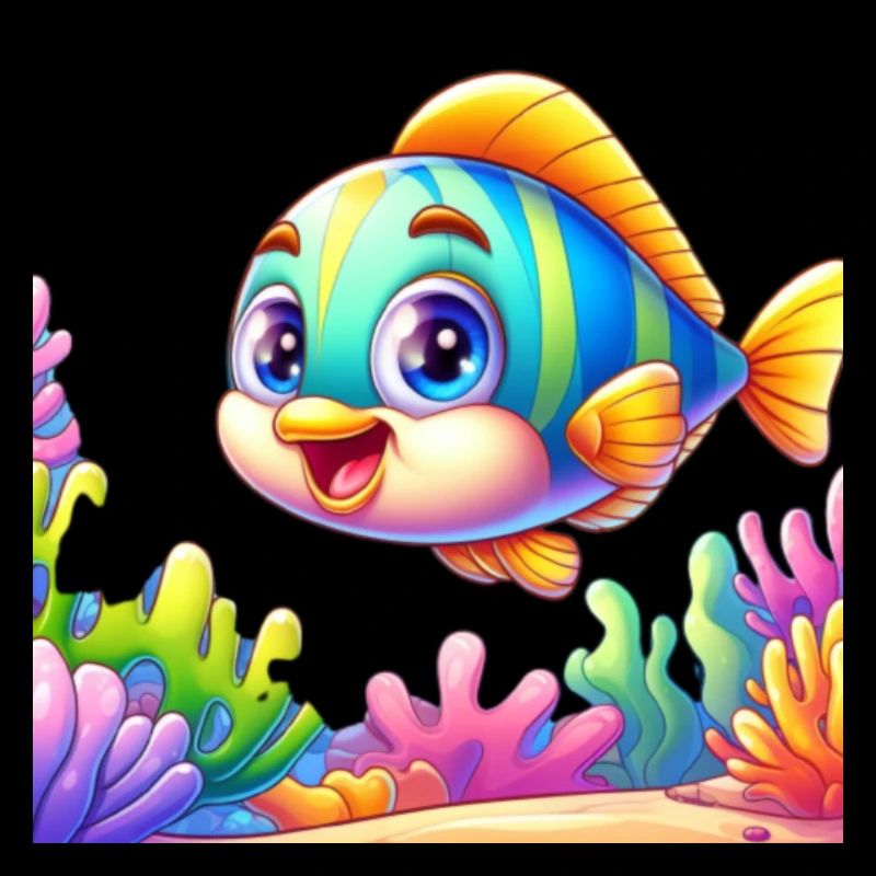 Cartoon Fisch 2