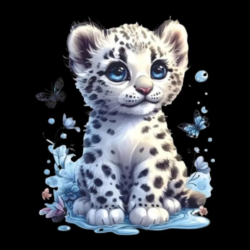 Mignon bébé léopard Faune fascinante