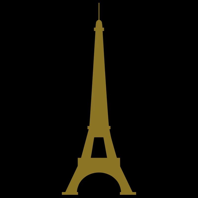Eiffelturm gold-metallic
