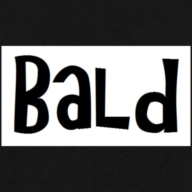 Bald clothing childish logo