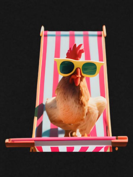 Huhn, Sommer Sonne Ferienzeit
