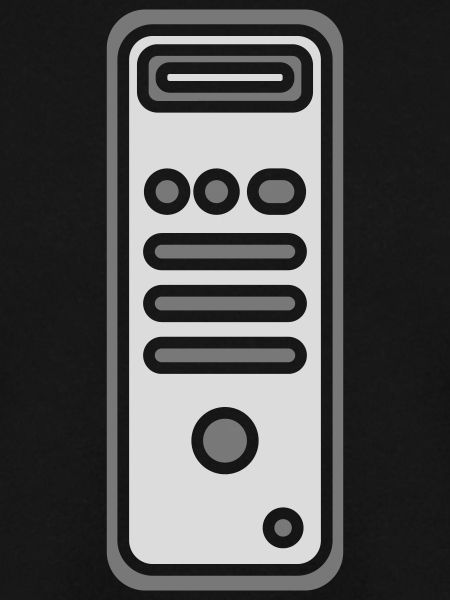 Icon Logo Gehäuse Computer