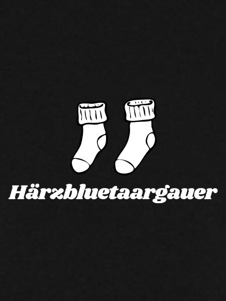 Härzbluetaargauer Aargauer & weisse Socken