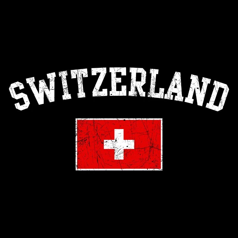 Swiss Flag Arch Typography