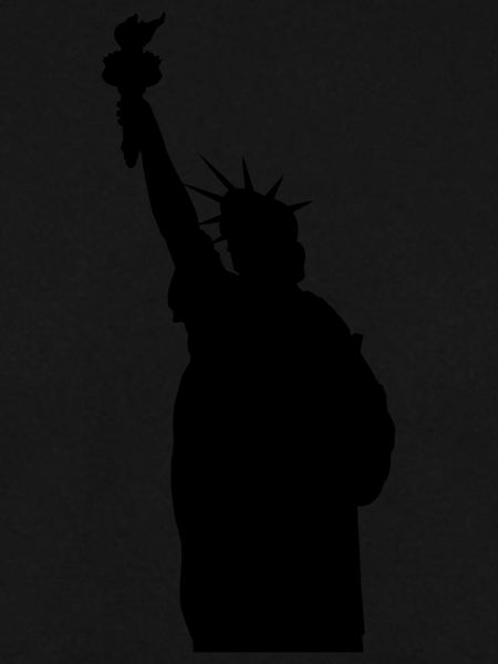 Freiheitsstatue Silhouette