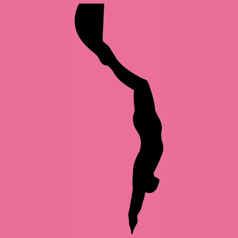 Freediver Silhouette