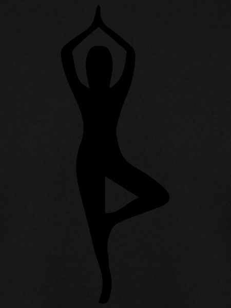 Yoga Pose Silhouette