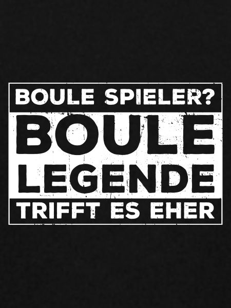 Boule Spieler Boule Legende