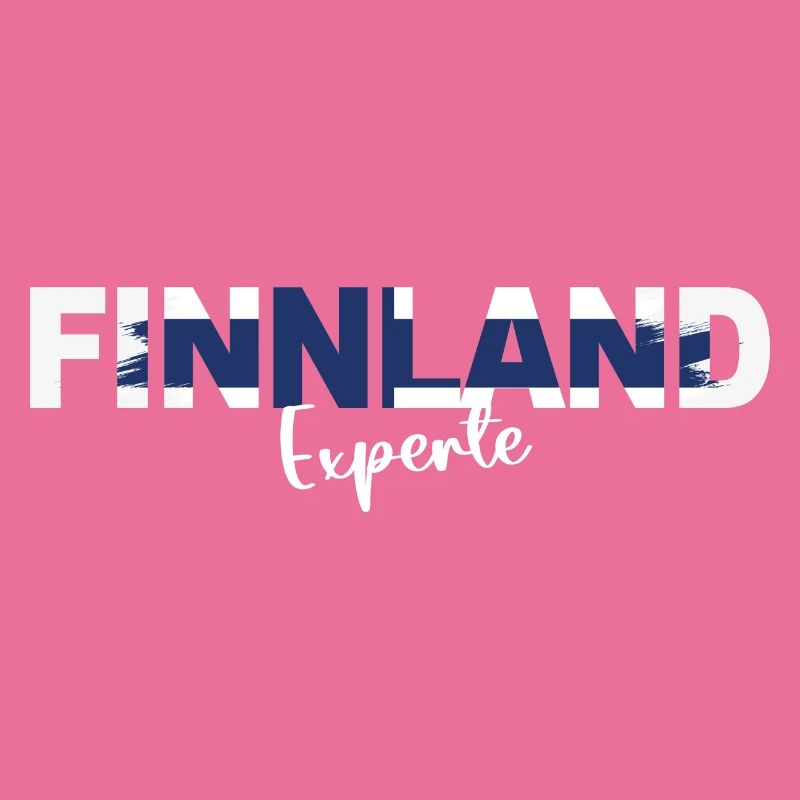 Finnland Experte Flagge Urlaub Geschenk