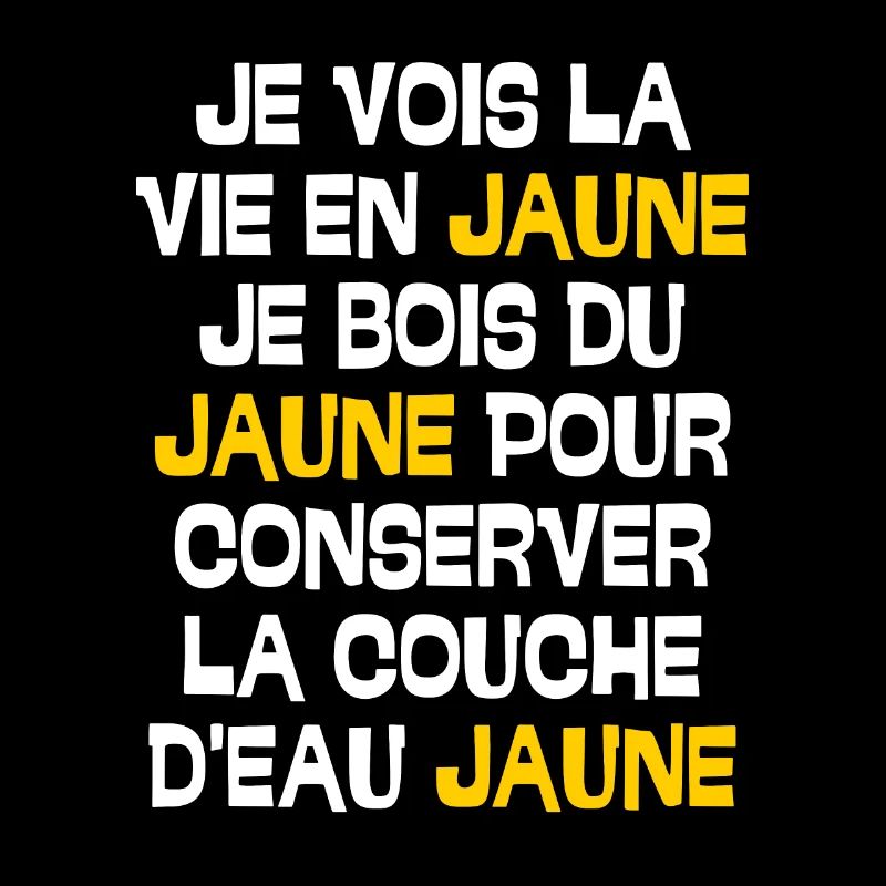du jaune pour conserver la couche d'eau jaune