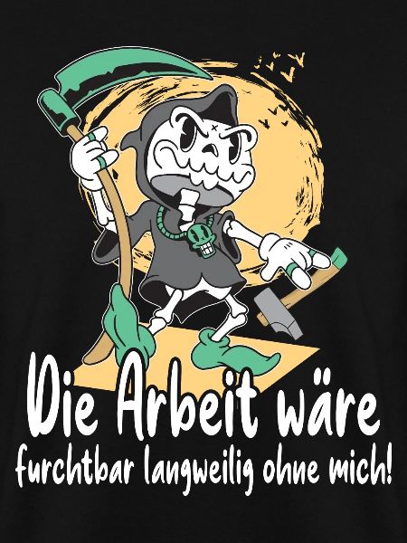 Sensenmann mit Werkzeug