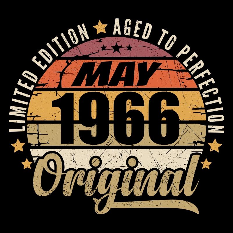 Design Vintage Mai 1966 Édition Limitée Mai 1966
