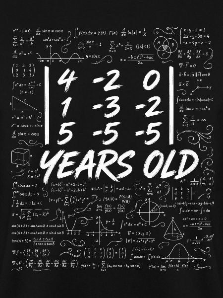 30. Jubiläum. Determinantenmatrix-Mathematik-Nerd lustig