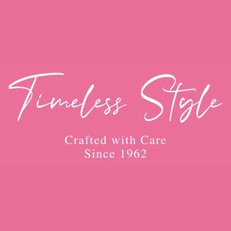 Timeless style since 1962 Script Typography