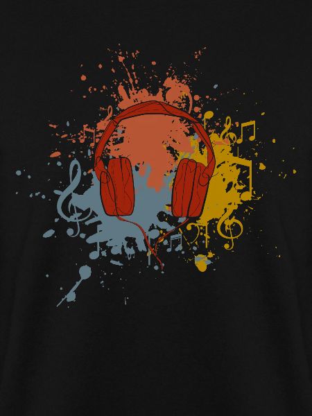 Kopfhörer retro Musik
