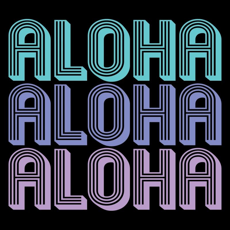 Aloha Aloha Aloha | Farben änderbar | Aloha Shirt