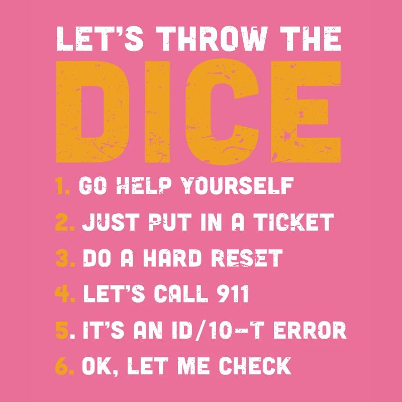 Sarcasme du support technique