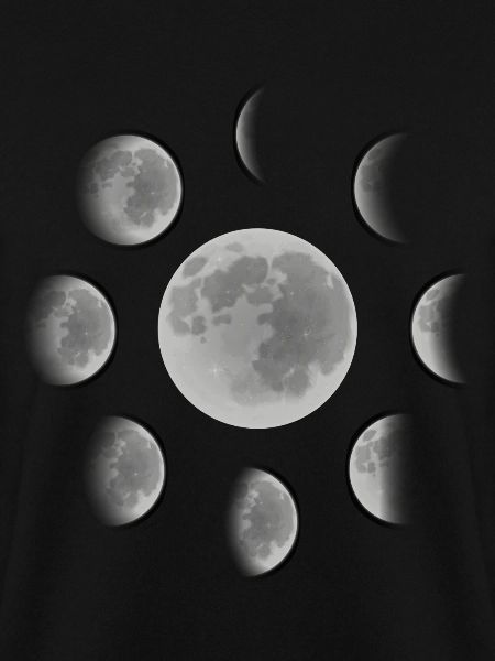 Monde Vollmond Halbmond