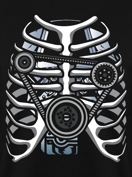 Skeleton mechanic auto engineer
