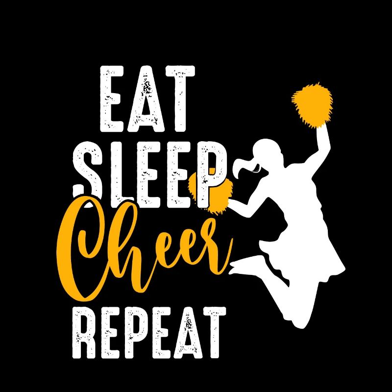 Eat Sleep Cheer Repeat - Süßes Cheerleading-Tanzge