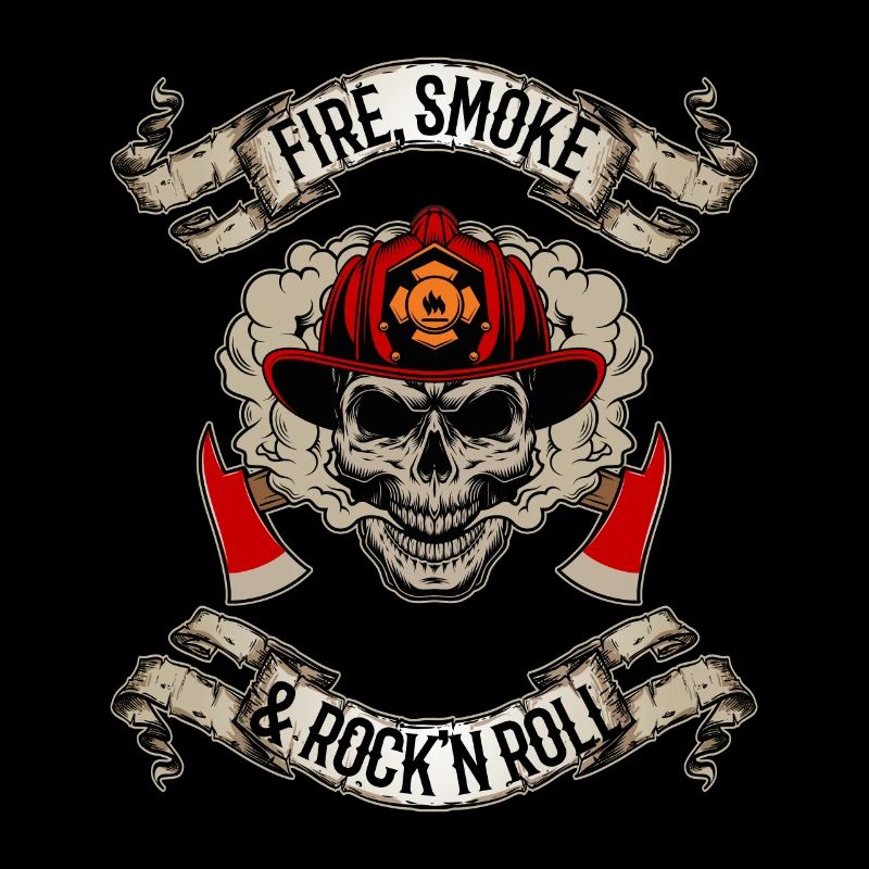 Fire Smoke and Rockn Roll Fire Brigade Firefighter