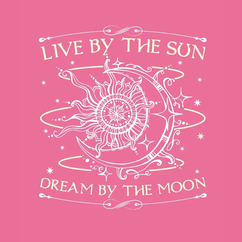 Lune Soleil Étoiles Occulte